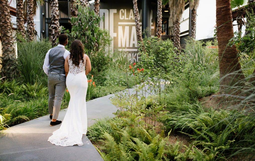 Real Weddings Bromley: Michael and Cantara’s industrial East London wedding venue - Sawyer