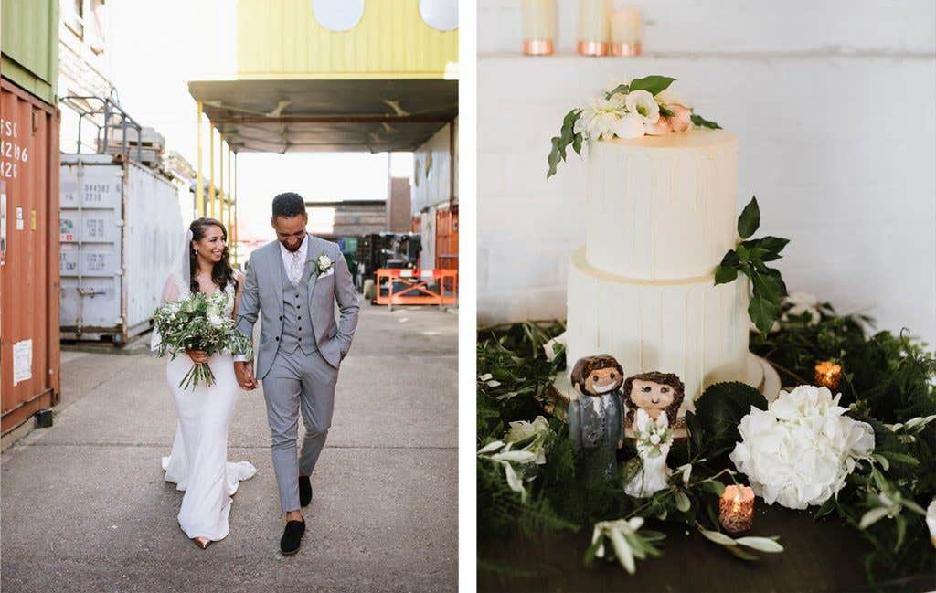 Real Weddings Bromley: Michael and Cantara’s industrial East London wedding venue - Sawyer