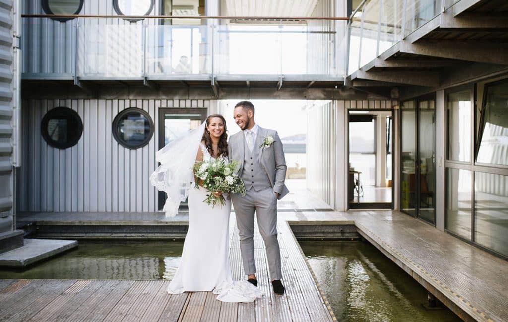 Real Weddings Bromley: Michael and Cantara’s industrial East London wedding venue - Sawyer