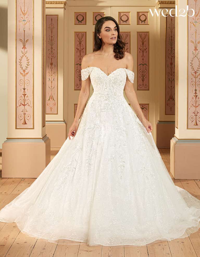 boho bridal dresses Boho Long Sleeve Lace Wedding Dress | Romantic A-Line Bridal Gown