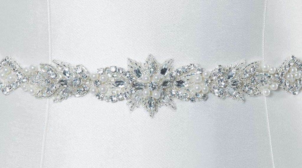 Complete your look with one of our stunning wedding dress belts
