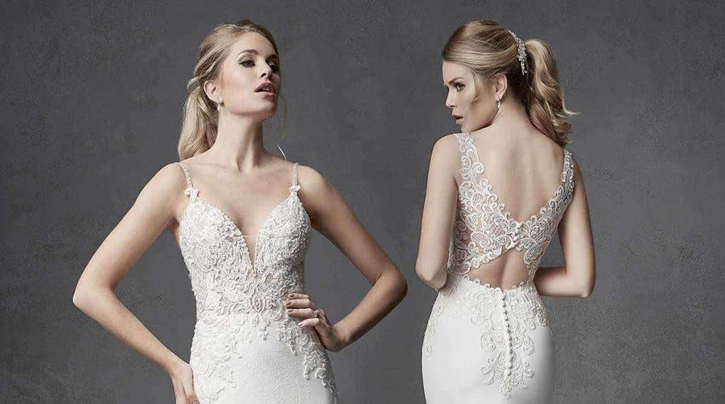 Flatter your curves with one of these stunning fitted wedding dresses…