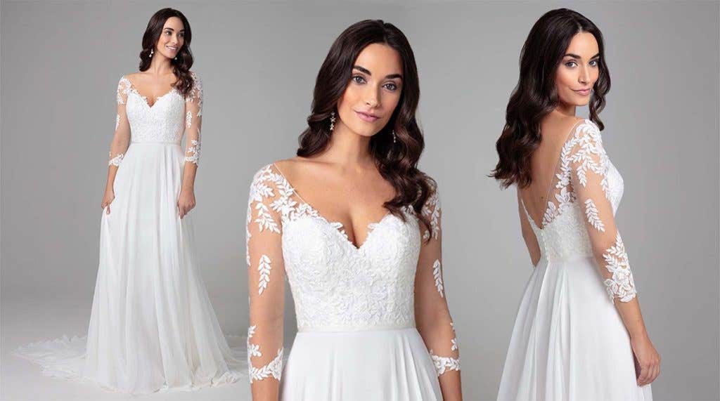 Simply stunning - discover the perfect plain wedding dress