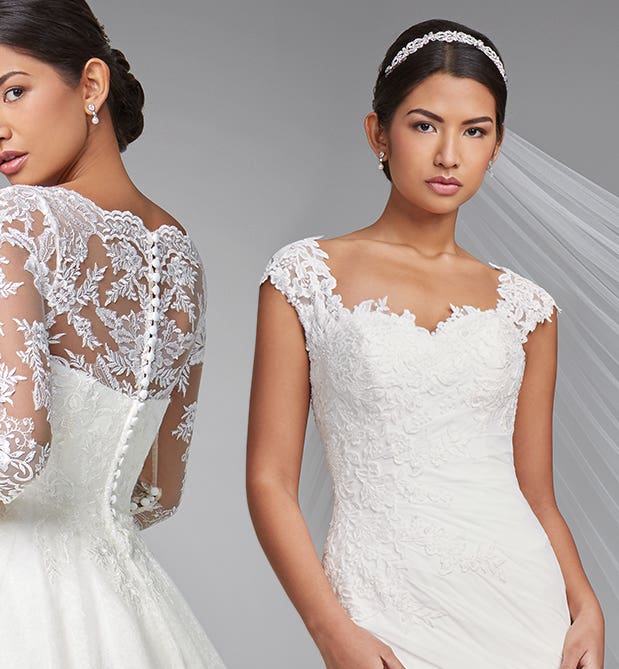 The complete guide to… wedding dress train lengths Inspiration All
