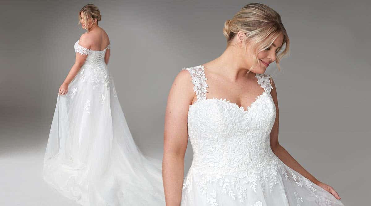 Revealed… The classic wedding dress of your dreams