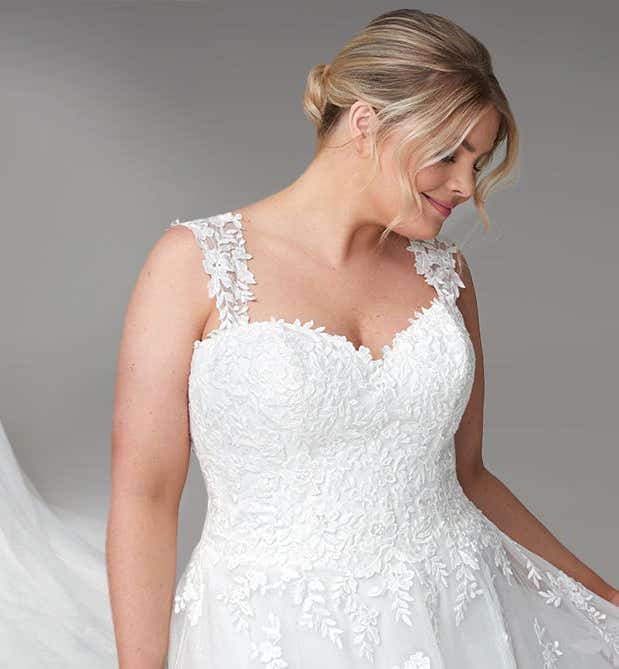 Revealed… The classic wedding dress of your dreams