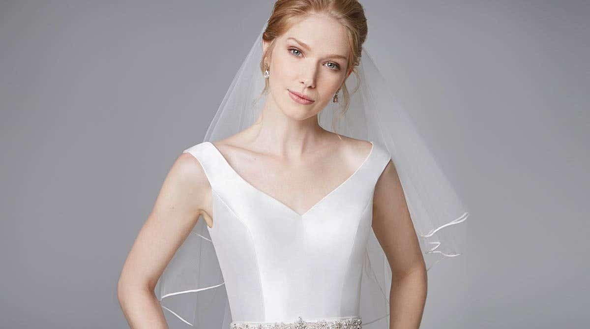 Why not try something a little different with a tea length wedding dress?