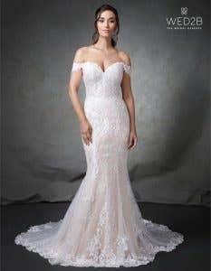 Four totally different modern wedding dresses