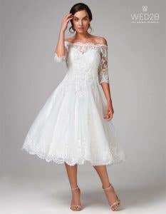 Four fabulous short wedding dresses