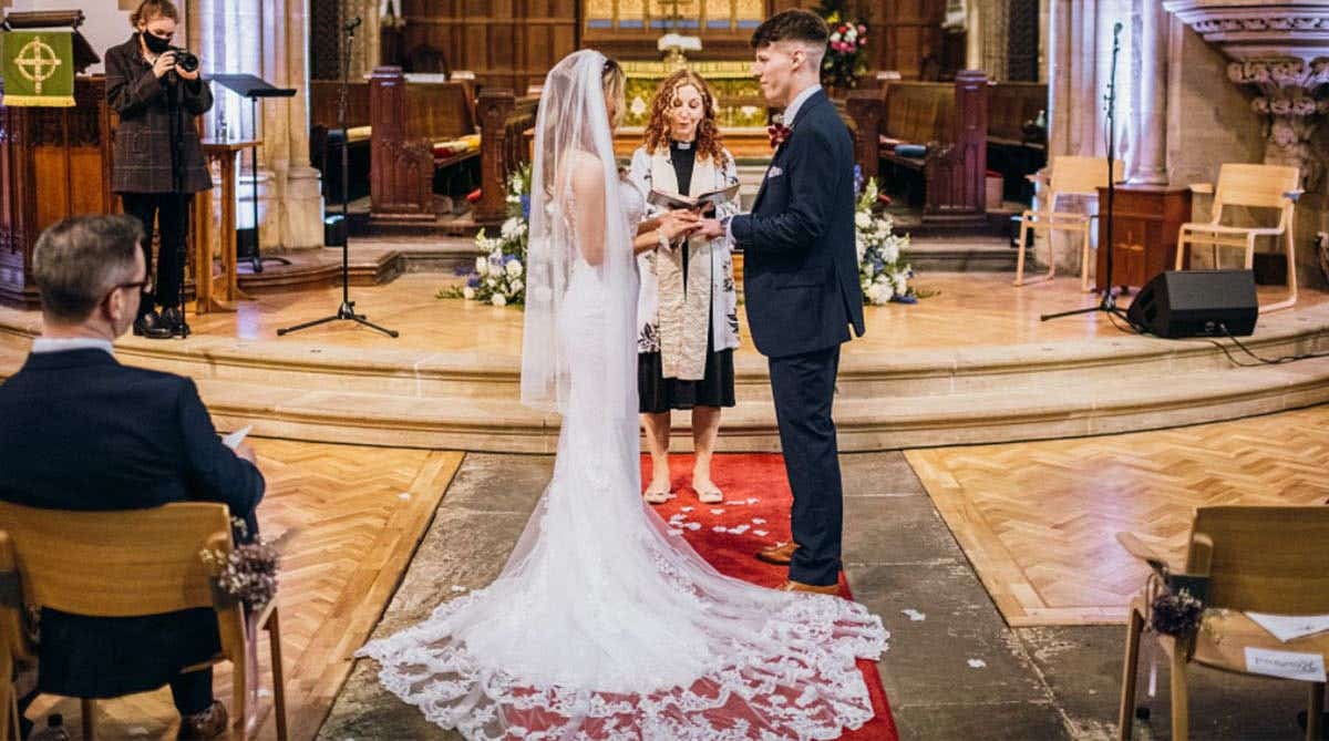 Rebekah and Caleb’s Sussex townhouse wedding