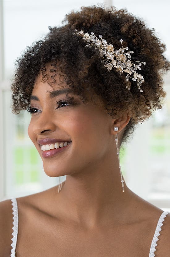 Traditional sparkling hair comb Lorelei