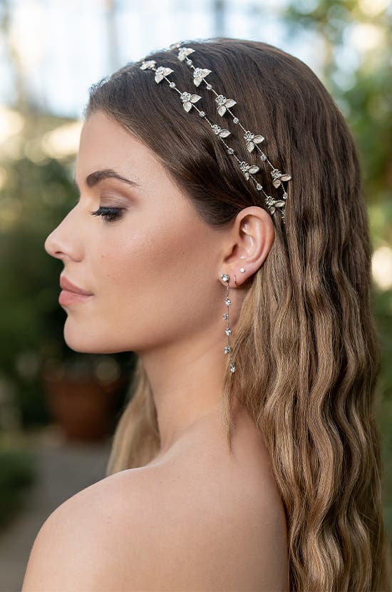 Modern boho double halo hair accessory Matilda