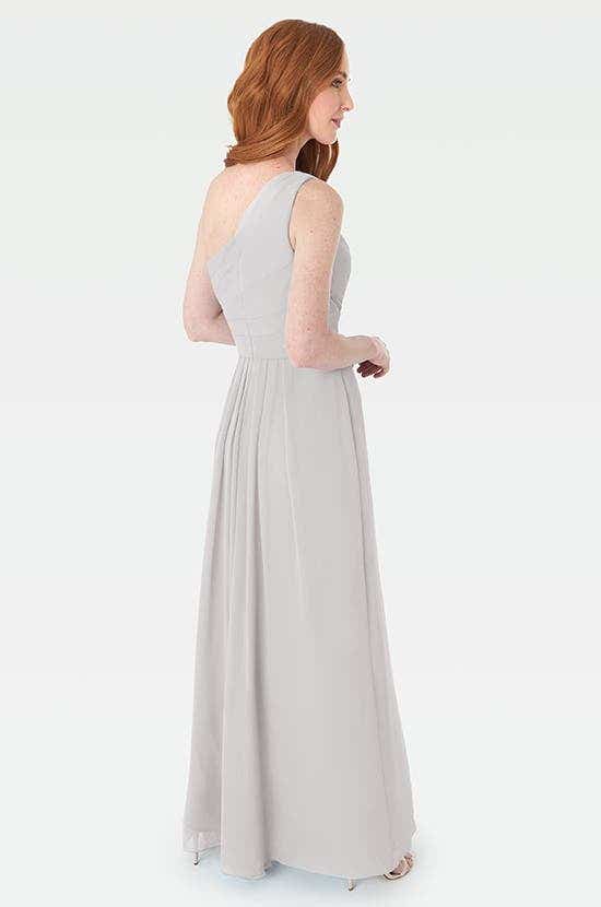 Back image of Eden a silver bridesmaids dress by Infinite