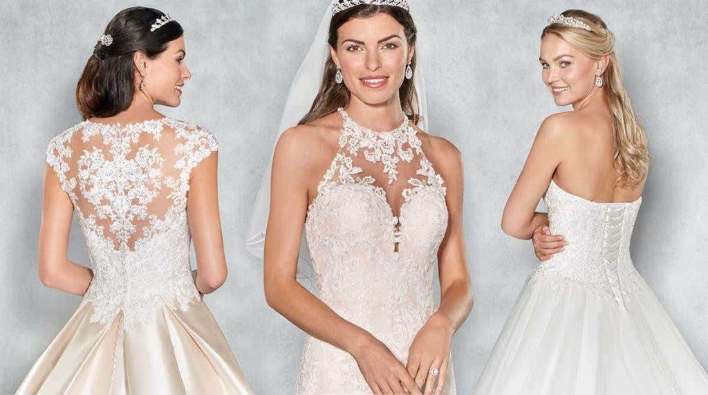 Four fabulously romantic wedding dresses by Viva Bride…