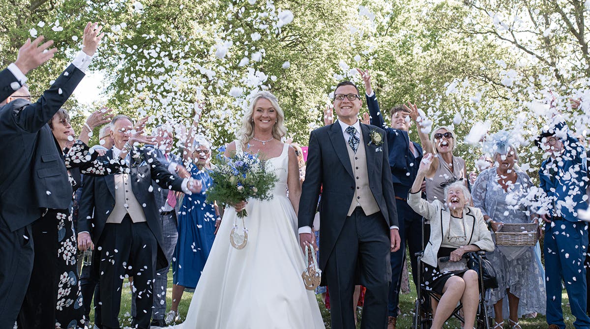 Rachel and Tom’s relaxed Cheshire wedding venue 