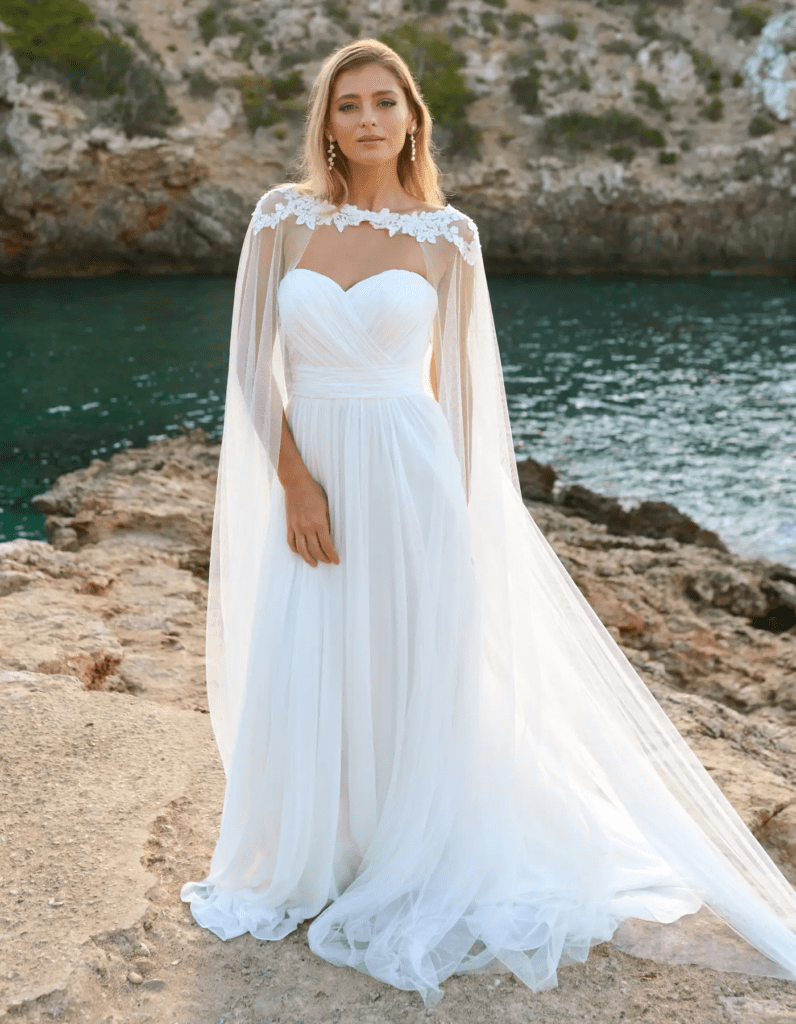 Empress bridal cape inspired by Adele’s statement wedding look
