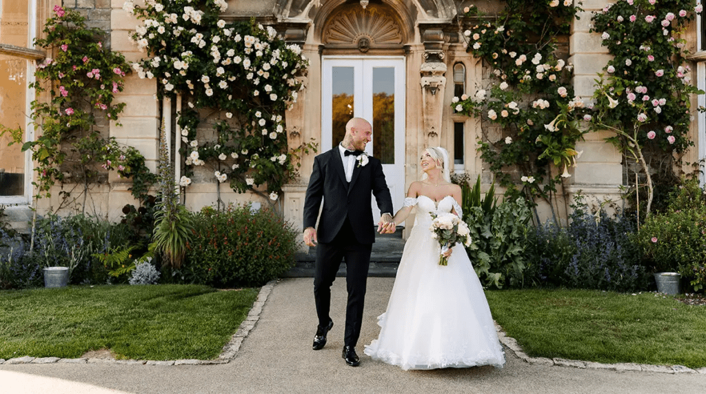 Ellie and Joey’s Clevedon Hall wedding with natural floral styling