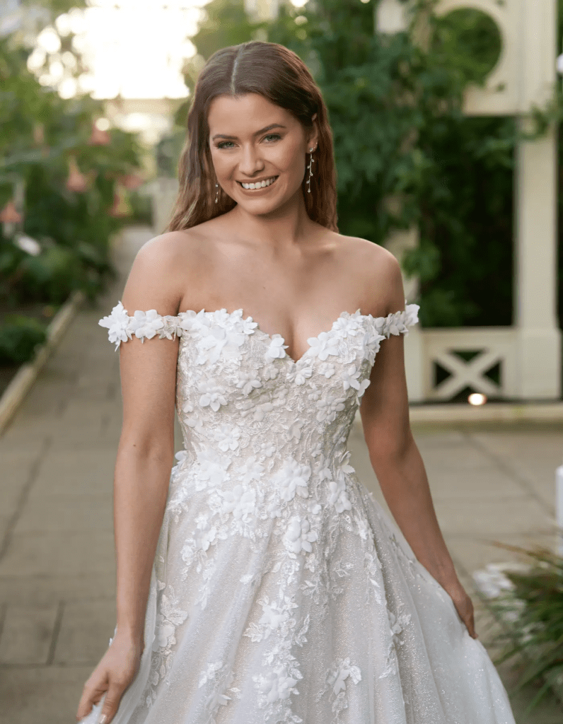 Floral inspired bridal gown Raye by Viva Bride
