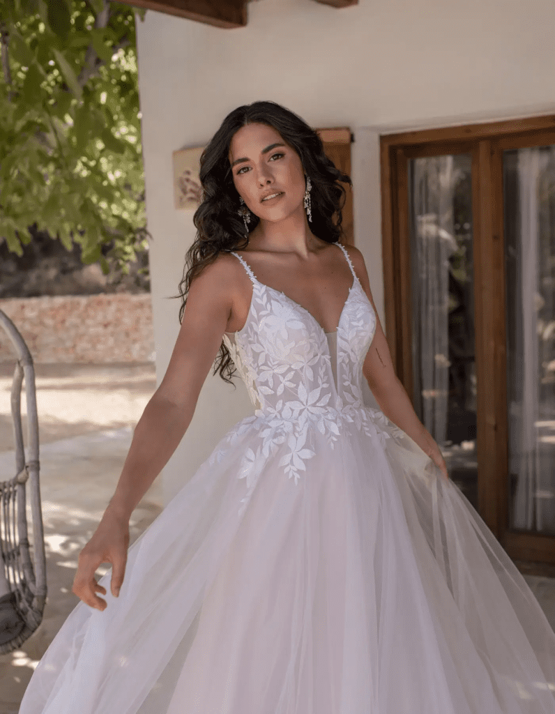 Floral inspired bridal gown Coralie by Heidi Hudson
