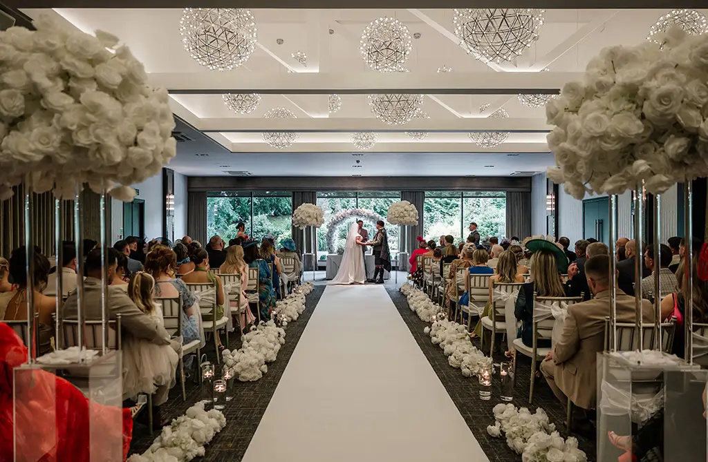Joanna and Joseph at their romantic Radstone Hotel wedding