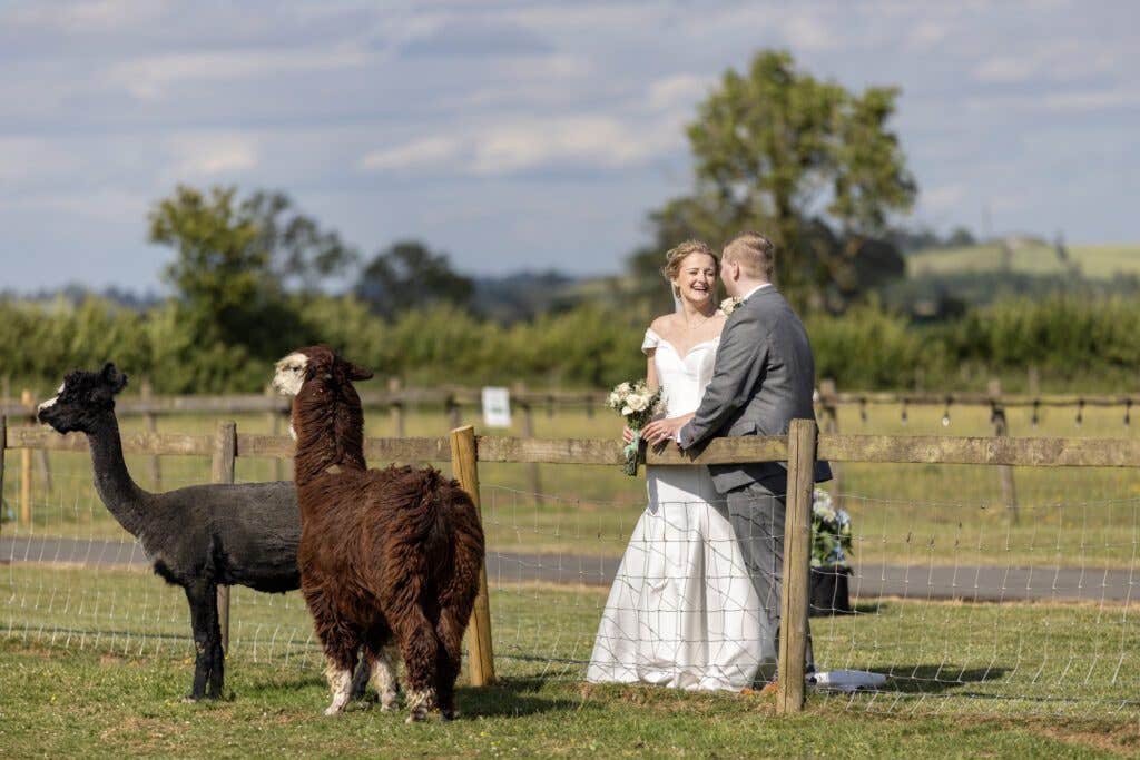 Jodey's personalised barn wedding decor