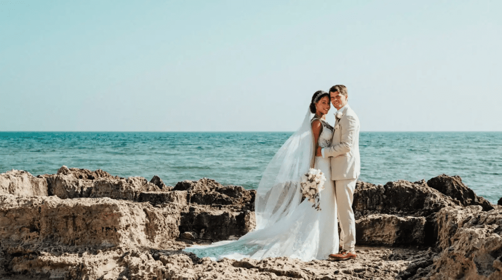 Bride Shanice and Matthew at their Cypriot destination wedding