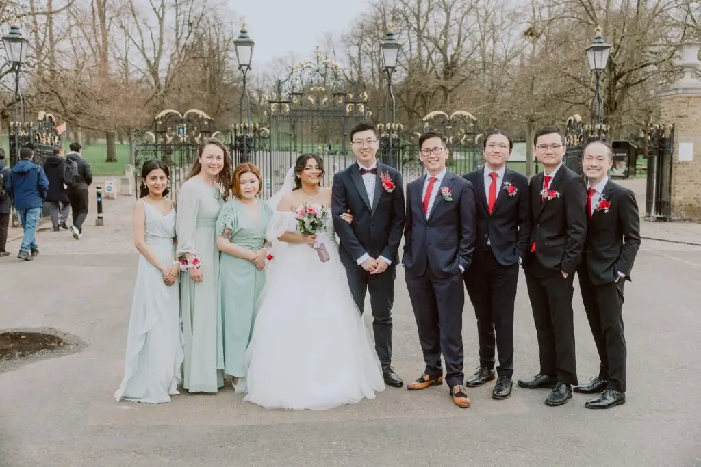 Snehal and Ken's Greenwich pub reception