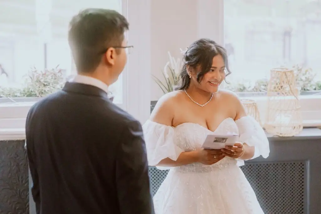 Snehal and Ken's wedding vows