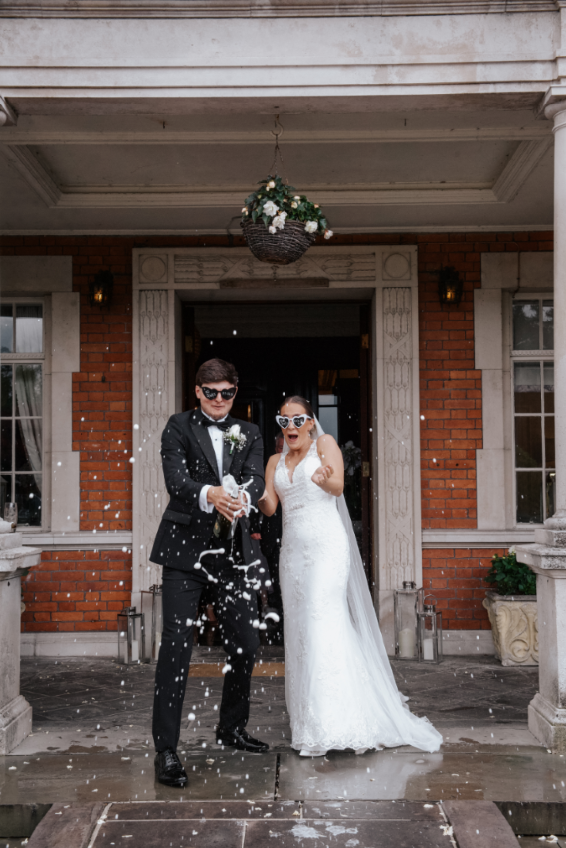 Charlotte's nan walking her down the aisle
