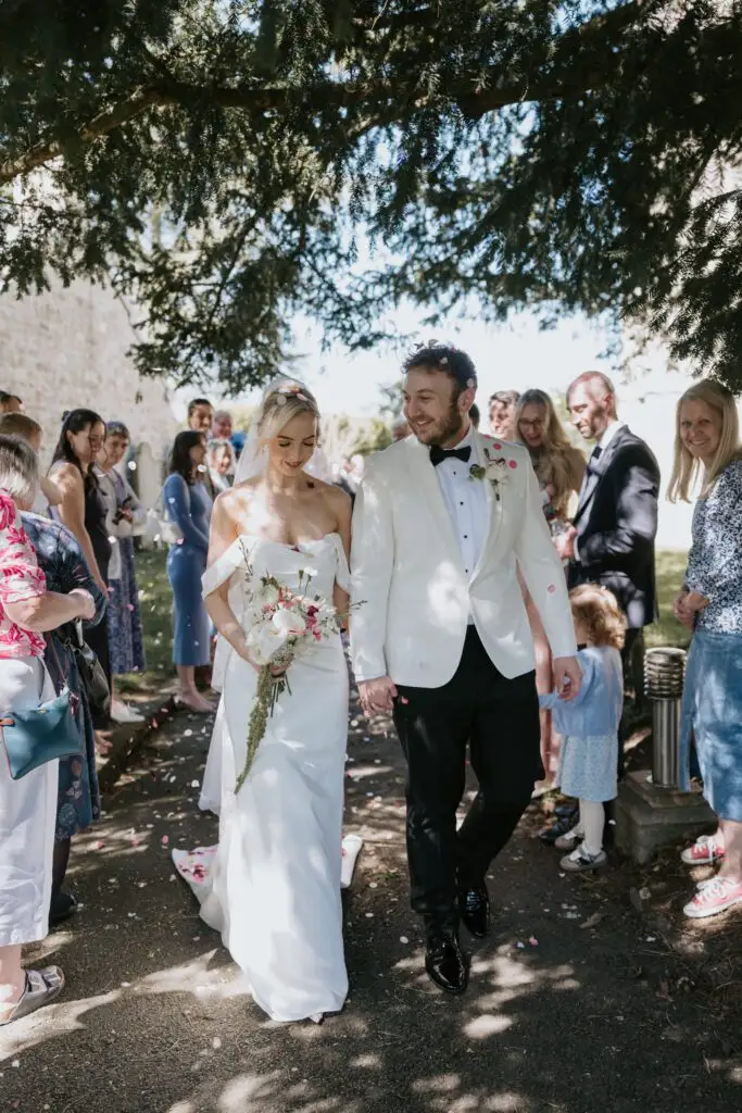 Real bride Eleanor at her church and orangery wedding in Bristol