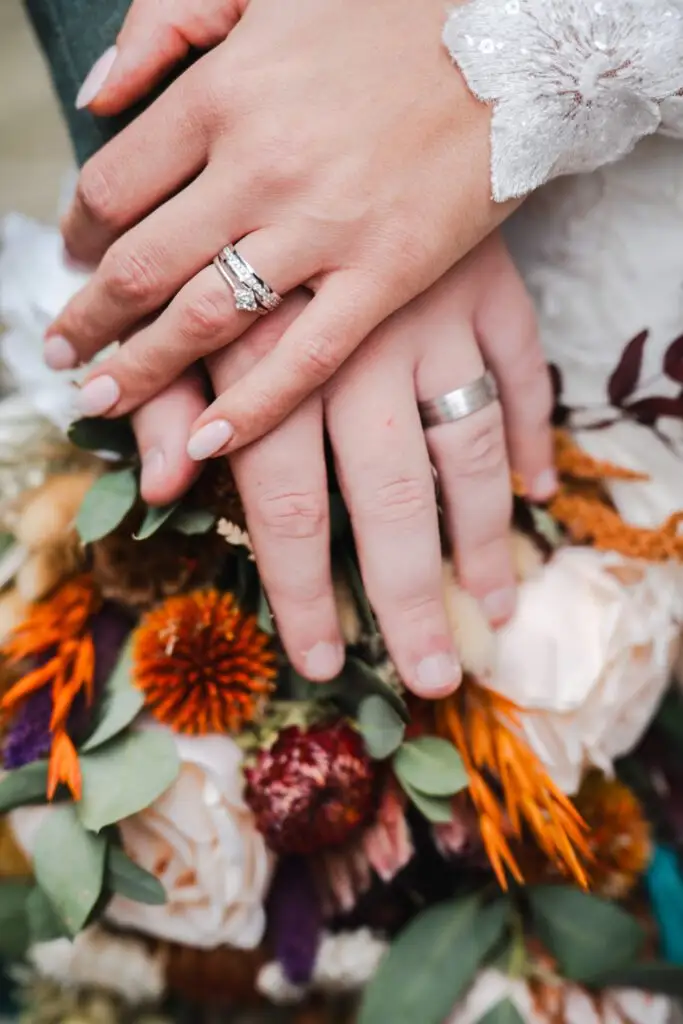 Jaynie and Jack at their Cotswold autumn wedding