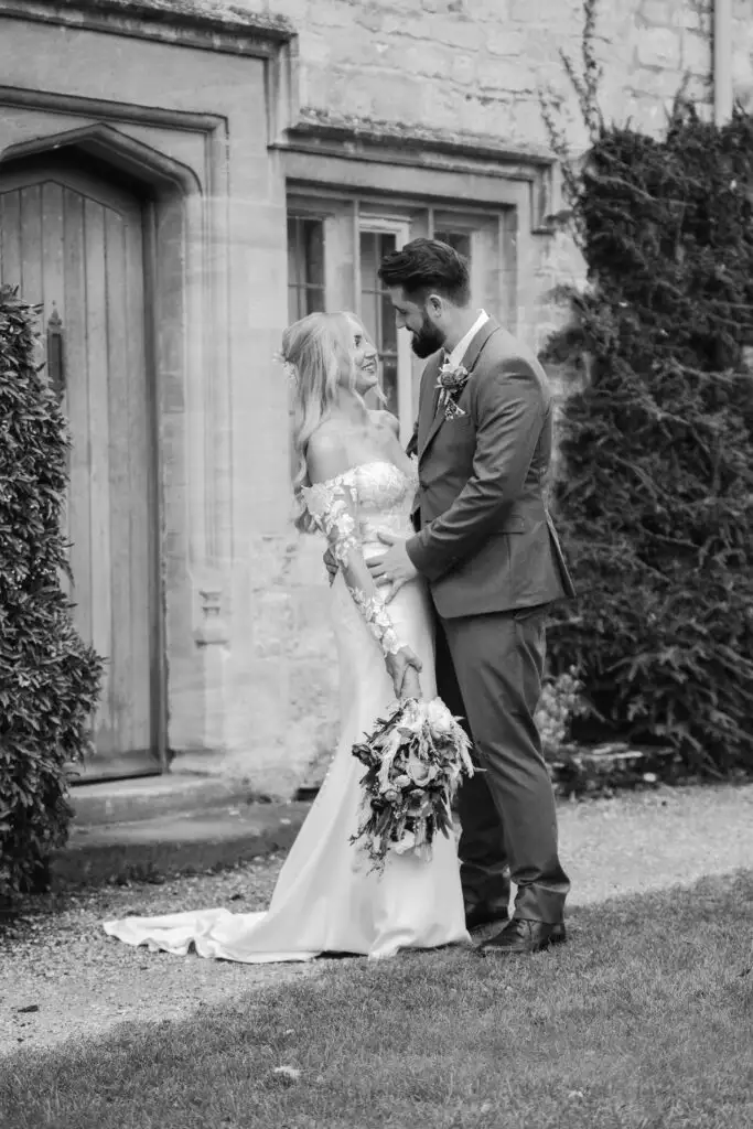 Jaynie and Jack at their Cotswold autumn wedding